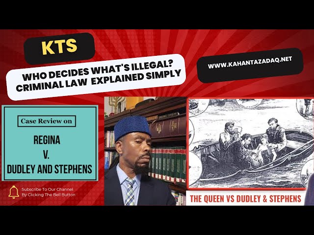 Who Decides What's Illegal? Criminal Law  Explained Simply