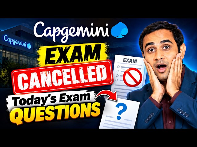 Capgemini Exam Cancelled | Capgemini communication round Exam