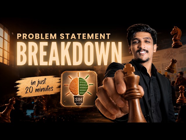 SIH 2026 Problem Statements 🎯: How & Where to Analyze | Choose With AI