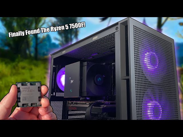 A capable and upgradable Ryzen 5 7500F Gaming PC Build!