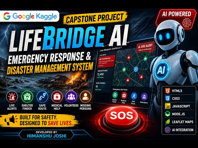 🚨 LifeBridge AIIntelligent Emergency Response & Disaster Management Platform