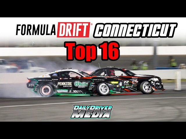 Formula Drift Connecticut Top 16 Highlights Under the Lights