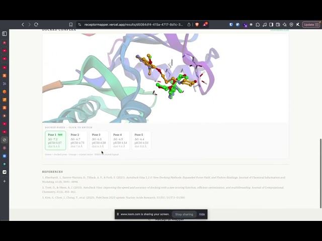 Receptor Mapper DTI Prediction Platform Demo