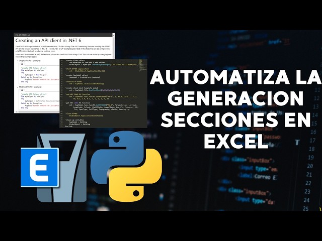 TUTORIAL: EXCEL TO ETABS SECTION GENERATOR