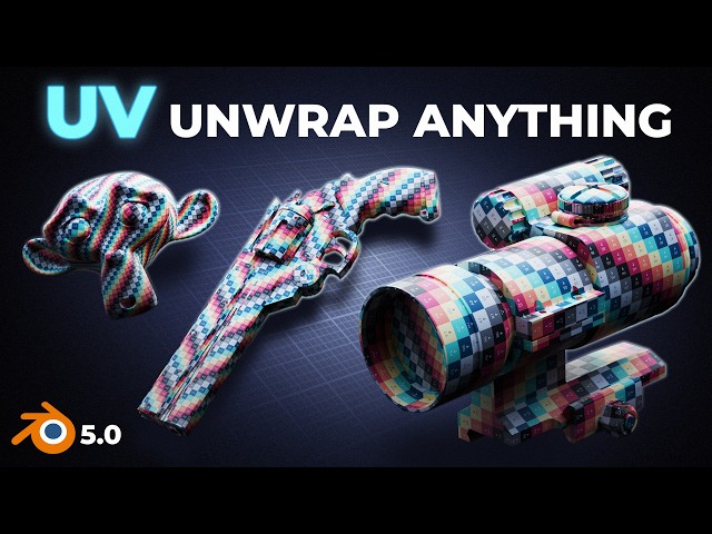 Blender 5.0: How to UV Unwrap Anything