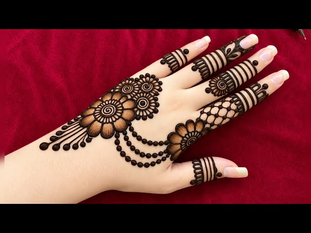 New stylish mehndi design || Best mehndi cone henna design 