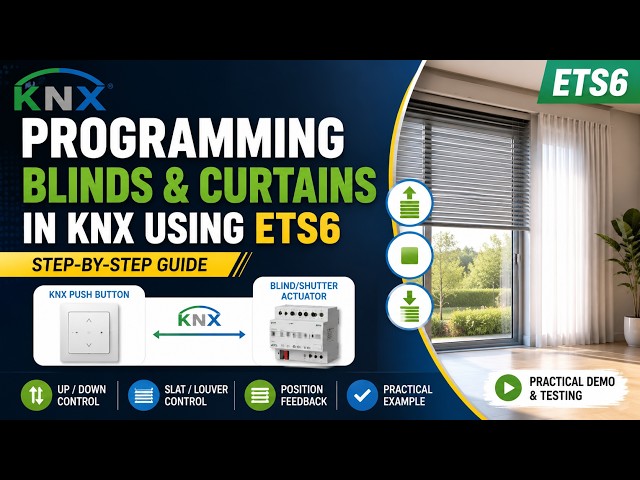 Program KNX Blinds & Curtains Like a Pro | ETS6 Step-by-Step | Home Assistant Demo