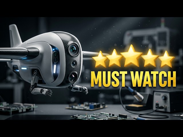 How to Build Your First Smart Flying AI Robot / Robotics & AI Course: Smart Flying AI Module