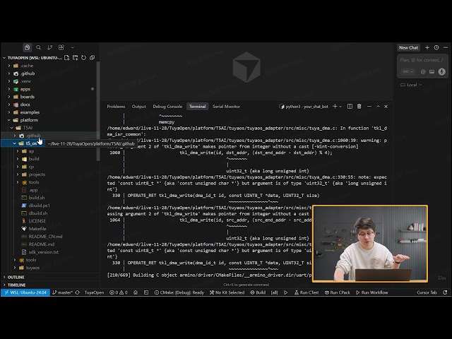 Tuya T5 AI Dev Board Tutorial 03 LLM Chat Bot Project Walkthrough