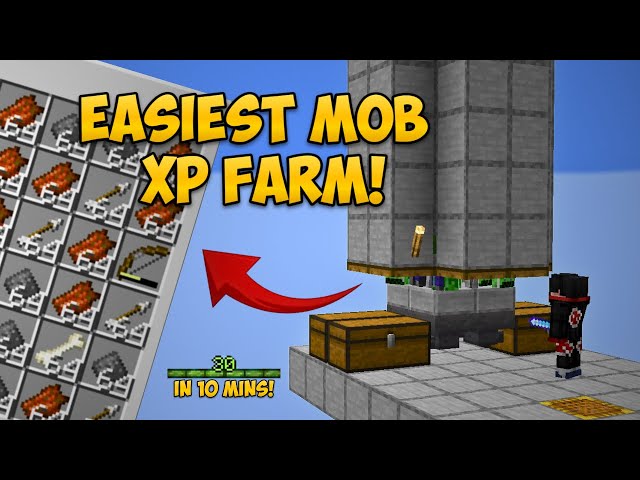 The Easiest Mob XP Farm in Minecraft 1.21+ (Tutorial Without Spawner)