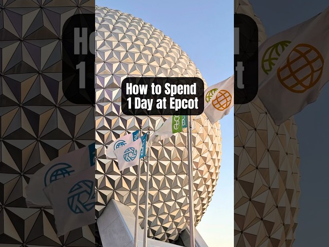 How to Spend 1 Day at Epcot💫🌏🤩 #epcot #disneyworld #disneyparks #disneytipsandtricks #disneytips