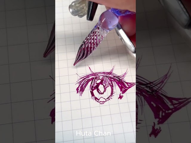 Boxset glass pen - Drawing Rem from Re:Zero #hutachan #shorts