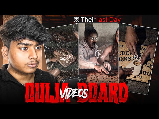 Reacting to Real Ouija board videos 💀