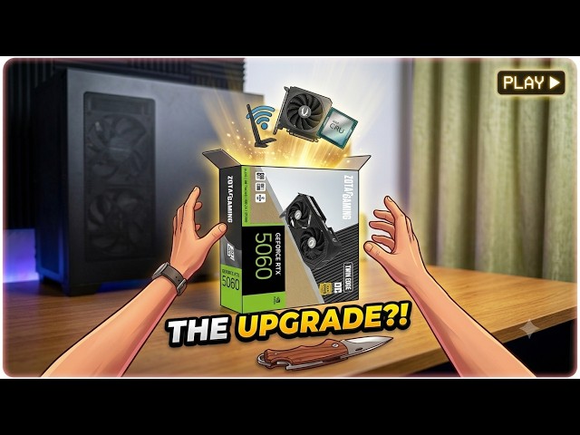Zotac RTX 5060 Twin Edge OC Unboxing — Building My Gaming PC from Scratch #GamingPC #RTX5060 #NVIDIA