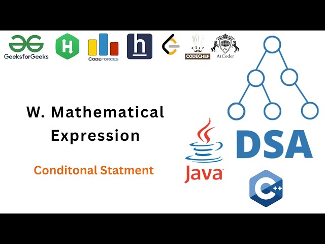 C++ Mathematical Expression Check | Codeforces Problem W Solution | DSA Practice #14