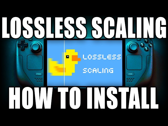 Lossless Scaling Frame Generation For Steam Deck! X2 Your FPS NOW!