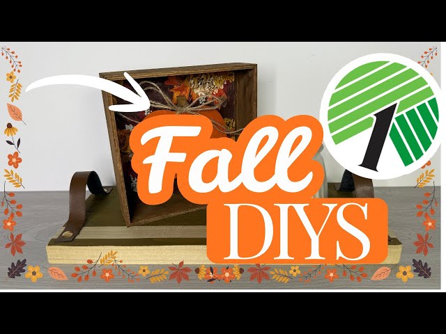 11 FALL DOLLAR TREE HOME DECOR DIY CRAFTS