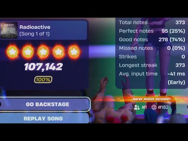Radioactive. 100% tap/vocals