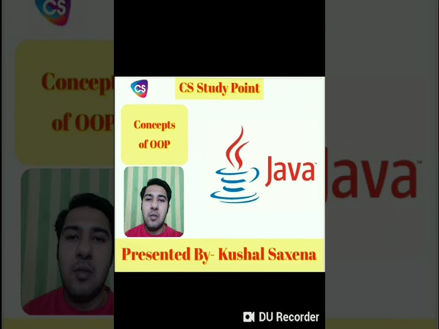 Class-IX (Chapter -1 Part2)Concepts of OOP