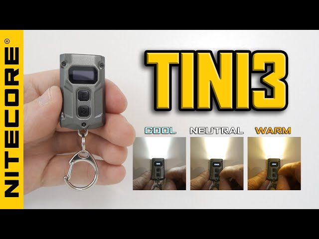 NITECORE TINI3 [MCT] - 600 lumens triple tint keychain light!!!