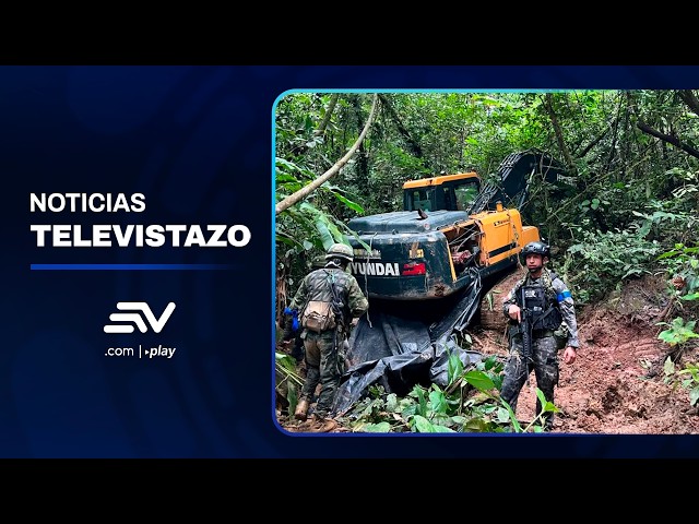 Un operativo conjunto destruyó nueve frentes de minería ilegal en la Amazonía | Televistazo