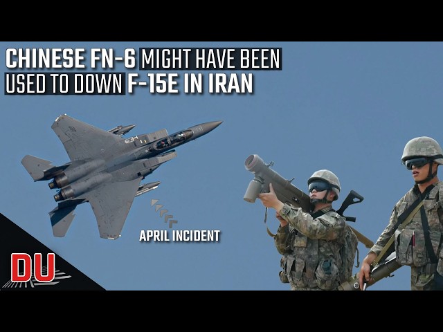 What are the implications of Chinese MANPAD downing F-15E in Iran ?
