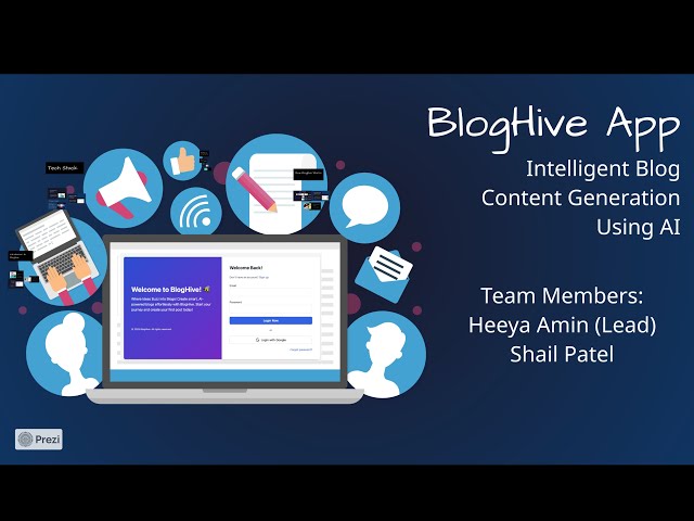 BlogHive 🐝 | AI-Powered Blog Generator with Flask, MySQL, and OpenAI | Final Project Demo (2025)