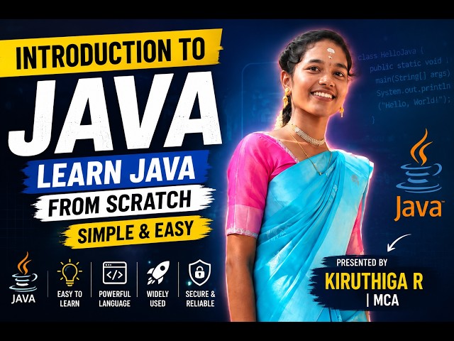 INTRODUCTION TO JAVALearn Java from ScratchBeginner Friendly | Simple English