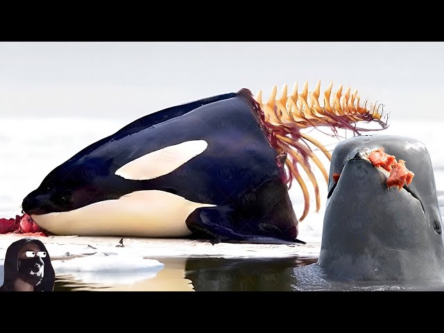 ¿Qué Hace Una Ballena Piloto Con Una Orca Cuando Se Encuentran?