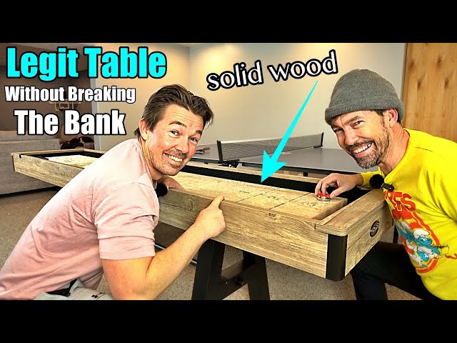 This is a lot of fun! | GoSports Premium 9' Shuffleboard Table