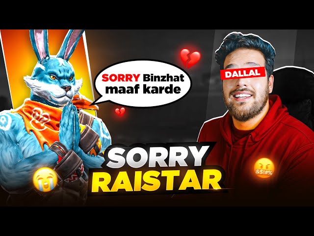 Raistar Finally Said *SORRY* To Bin Zaid !!🥺💔 Gyan Gaming रोने लगे 🤬 @RaiStar