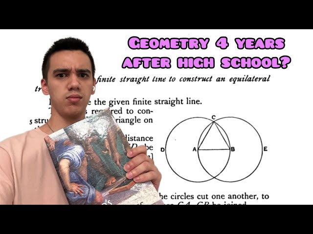 Studying Euclidean Geometry 4 Years After High School…