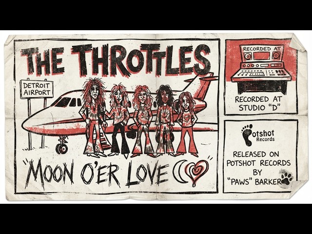 The Throttles - 'Moon O'er Love' (90's Boogie Rock) | “Paws" Barker Production