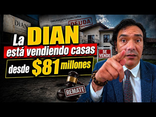 Colombia's tax authority, DIAN, is selling houses starting at $81 million... and this should conc...