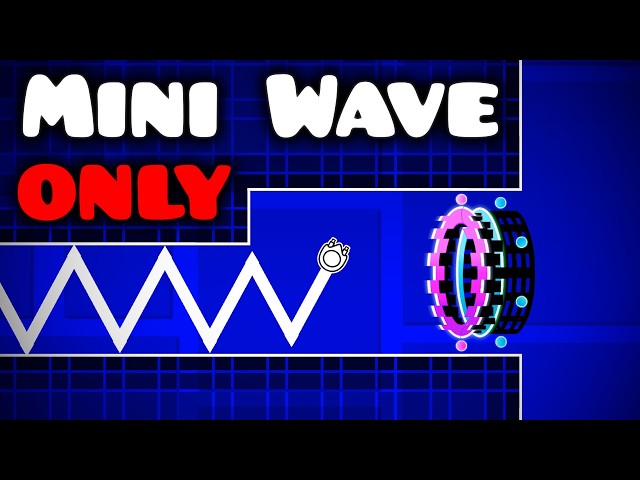 Can You BEAT Geometry Dash as a MINI WAVE?