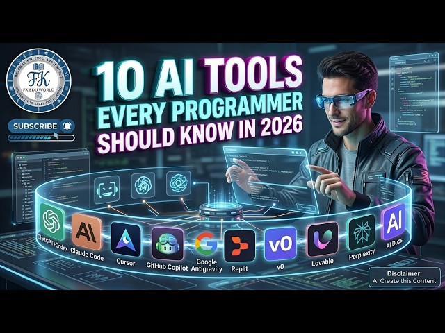 10 AI Tools Every Programmer Should Know in 2026 | AI | How to use AI in Programming