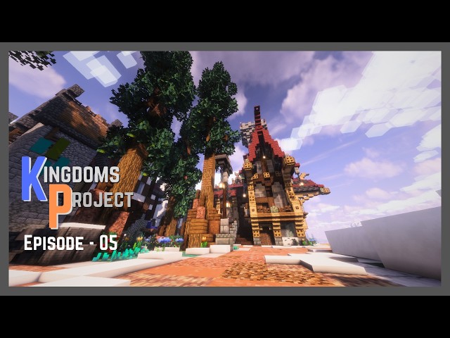 I built a Nordic tavern & library in my Forever World | Kingdoms Project | EP 05