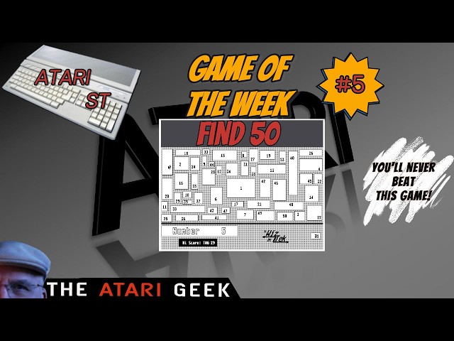 Atari ST Game #5 - Final 50! Gameplay, Download & ST Config
