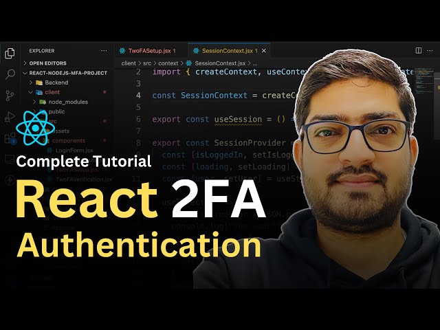 Build a Two-Factor Authentication System with React in 90 Minutes