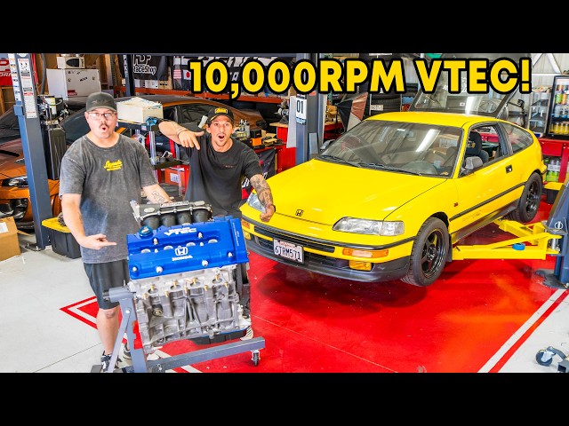 CRX is Getting Serious... 10,000rpm B18 Build