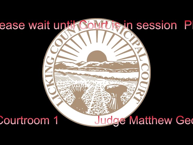 Licking County Municipal Courtroom 1