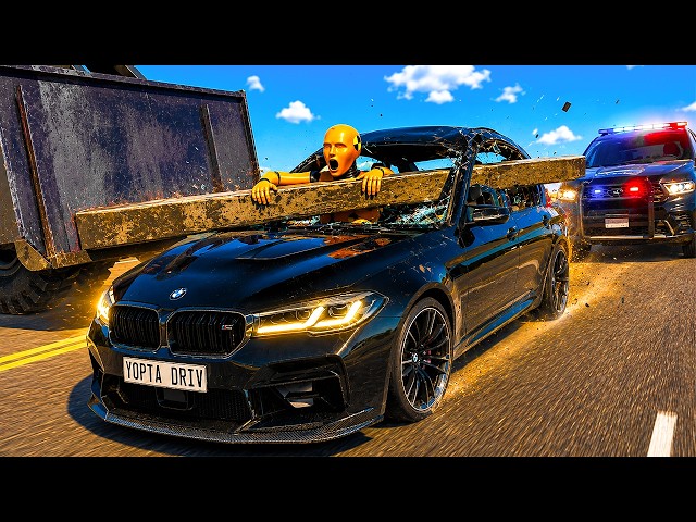 Police Chases and Car Crashes #07 | BeamNG.Drive