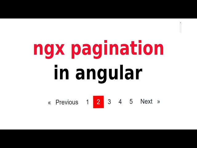 how to use pagination in angular 10 | ngx-pagination | Angular Tutorial