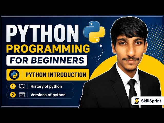 Learn Python from Scratch | Python Introduction | 