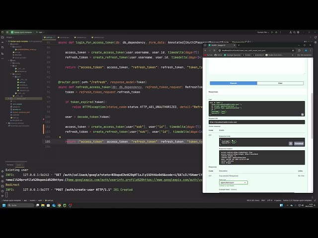 The best way to do oauth / google auth in fastapi