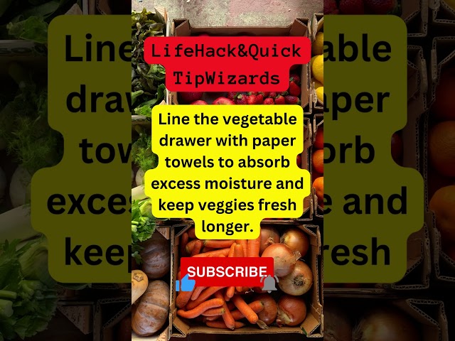 Freshness Extended: Keep Your Veggies Crisp Longer #howto #food  #creativesolutions