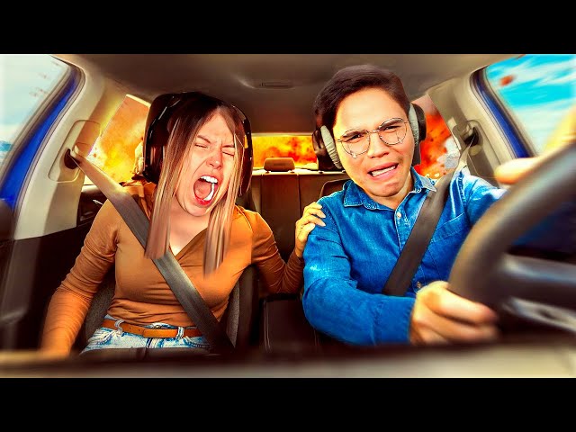ENSEÑÁNDOLE A ELMARIANA A CONDUCIR 💀 | Backseat Drivers
