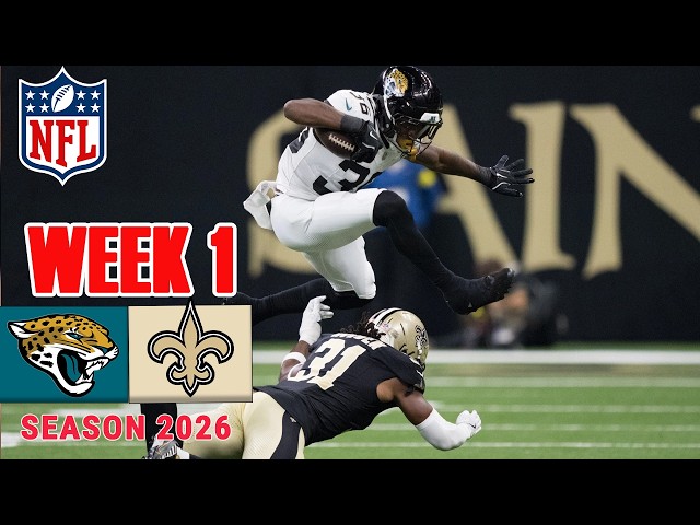 New Orleans Saints vs Jacksonville Jaguars | NFL Preseason 2026