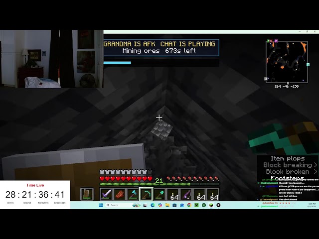 Grandma's Live Until I Beat Minecraft