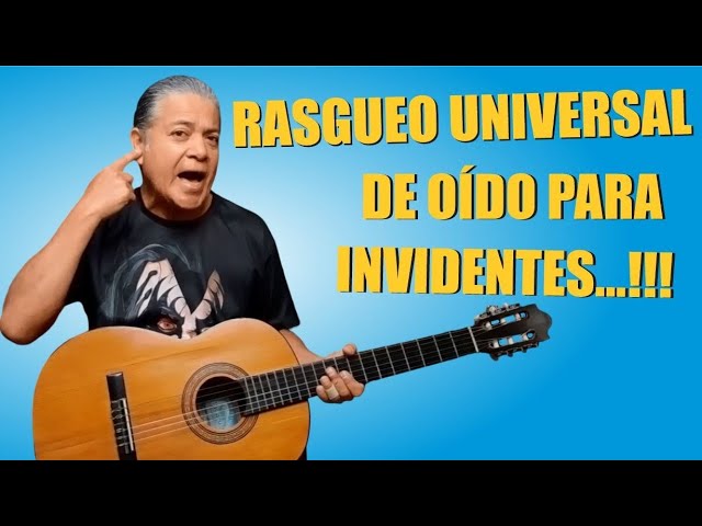 CLASS FOR THE BLIND: LEARN UNIVERSAL STRUMMING BY EAR...!!!